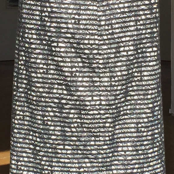 Black/white lace A-line skirt - Picture 6 of 7